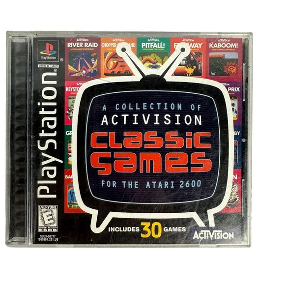 Collection Of Activision Classic Games Atari 2600 PlayStation Includes 30 Games - Picture 1 of 8